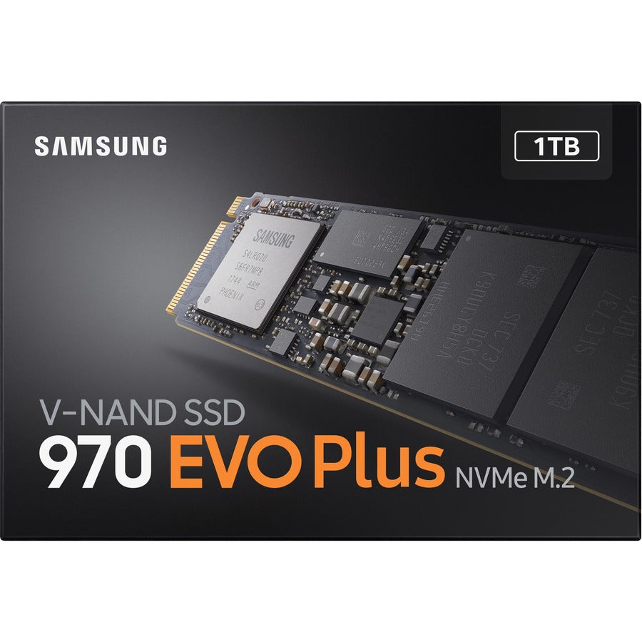 Samsung 970 EVO Plus 1TB NVMe M.2 SSD - High-Speed PCIe Gen 3.0 x4 Internal Drive