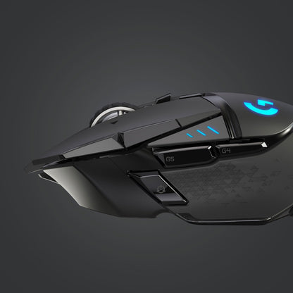Logitech G502 LIGHTSPEED Wireless Gaming Mouse with HERO 16K Sensor and RGB Lighting
