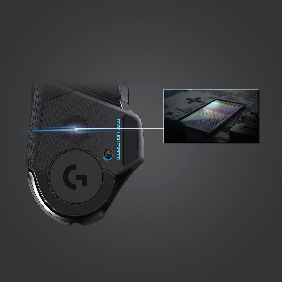 Logitech G502 LIGHTSPEED Wireless Gaming Mouse with HERO 16K Sensor and RGB Lighting