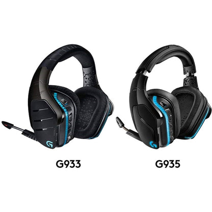 Logitech G G935 Wireless 7.1 Surround Lightsync Gaming Headset with Pro-G 50mm Drivers and DTS:X 2.0