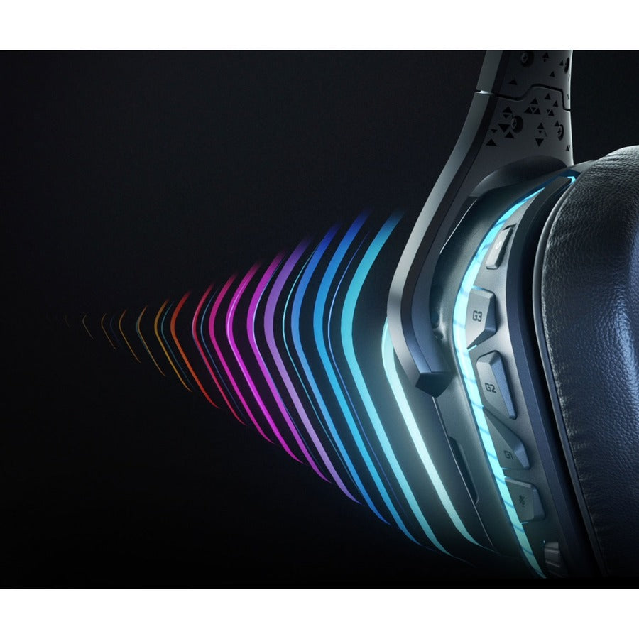 Logitech G G935 Wireless 7.1 Surround Lightsync Gaming Headset with Pro-G 50mm Drivers and DTS:X 2.0