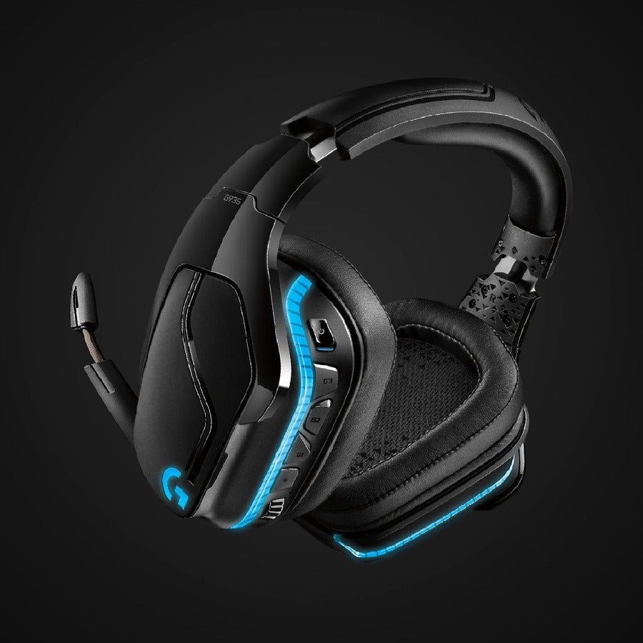 Logitech G G935 Wireless 7.1 Surround Lightsync Gaming Headset with Pro-G 50mm Drivers and DTS:X 2.0