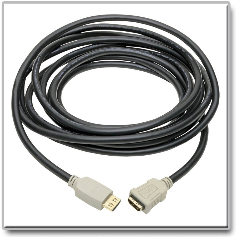 Eaton Tripp Lite Series 15 ft. High-Speed 4K HDMI Extension Cable with Gripping Connector