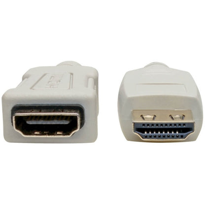 Eaton Tripp Lite Series 4K HDMI Extension Cable (M/F) - 3 ft. with Gripping Connector for Ultra HD Video and Audio