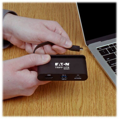 Eaton Tripp Lite Series USB-C Multiport Adapter with 4K HDMI, 3 USB Ports, and 100W Power Delivery