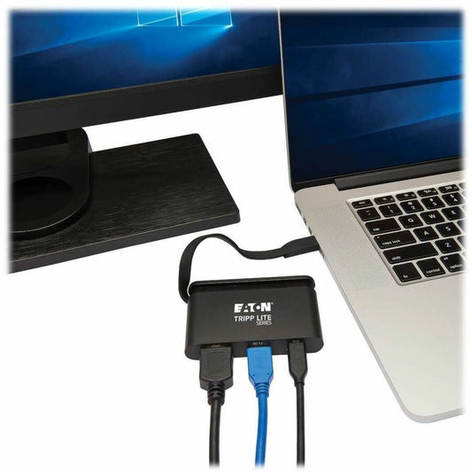 Eaton Tripp Lite Series USB-C Multiport Adapter with 4K HDMI, 3 USB Ports, and 100W Power Delivery