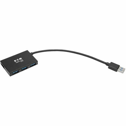 Eaton Corporation Tripp Lite U360-004-4A-AL 4-Port USB 3.0 SuperSpeed Slim Hub with Aluminum Housing