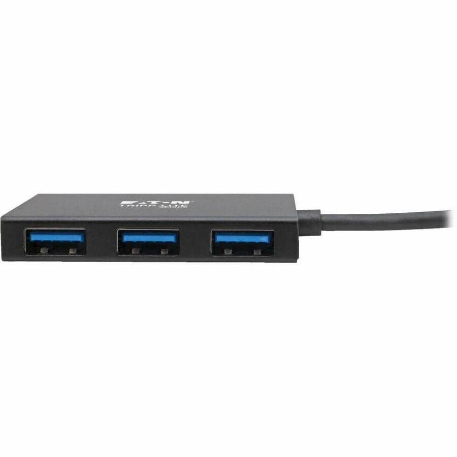 Eaton Corporation Tripp Lite U360-004-4A-AL 4-Port USB 3.0 SuperSpeed Slim Hub with Aluminum Housing