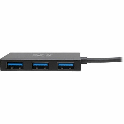 Eaton Corporation Tripp Lite U360-004-4A-AL 4-Port USB 3.0 SuperSpeed Slim Hub with Aluminum Housing