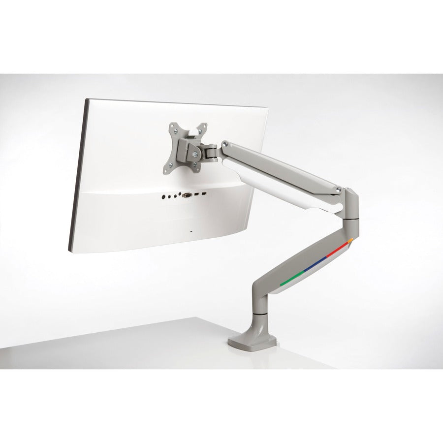 Kensington SmartFit One-Touch Height Adjustable Monitor Arm for 13 to 34-Inch Displays - Silver Gray