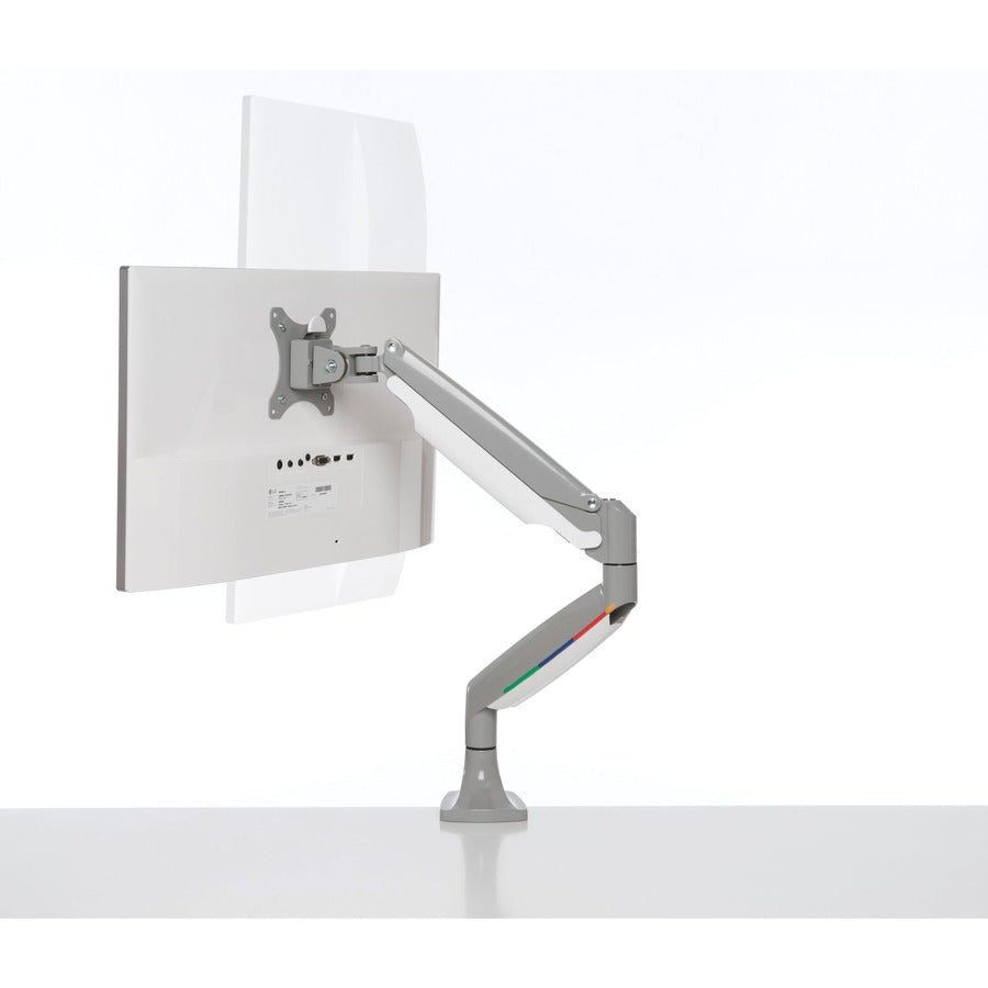 Kensington SmartFit One-Touch Height Adjustable Monitor Arm for 13 to 34-Inch Displays - Silver Gray