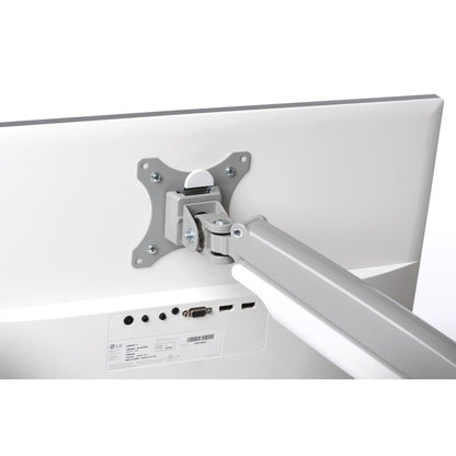 Kensington SmartFit One-Touch Height Adjustable Monitor Arm for 13 to 34-Inch Displays - Silver Gray