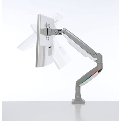 Kensington SmartFit One-Touch Height Adjustable Monitor Arm for 13 to 34-Inch Displays - Silver Gray