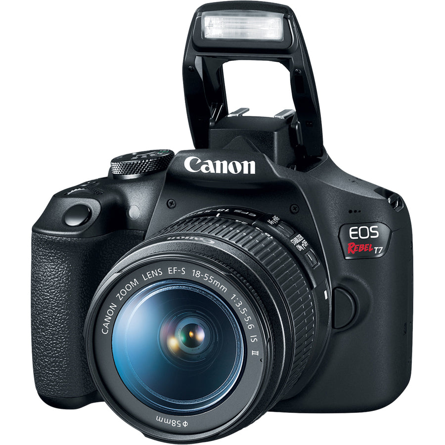 Canon EOS Rebel T7 24.1 Megapixel Digital SLR Camera with 18-55mm and 75-300mm Lenses
