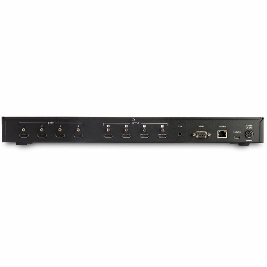 StarTech.com 4x4 HDMI Matrix Switch with 4K 60Hz Support and Rack Mountability