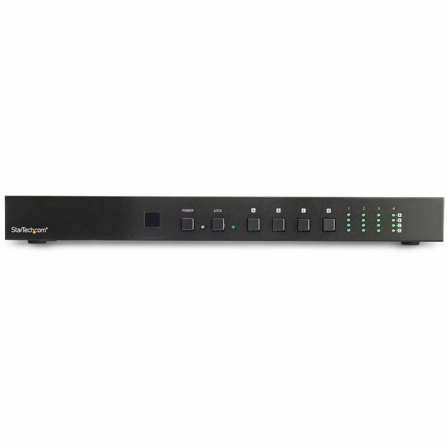 StarTech.com 4x4 HDMI Matrix Switch with 4K 60Hz Support and Rack Mountability