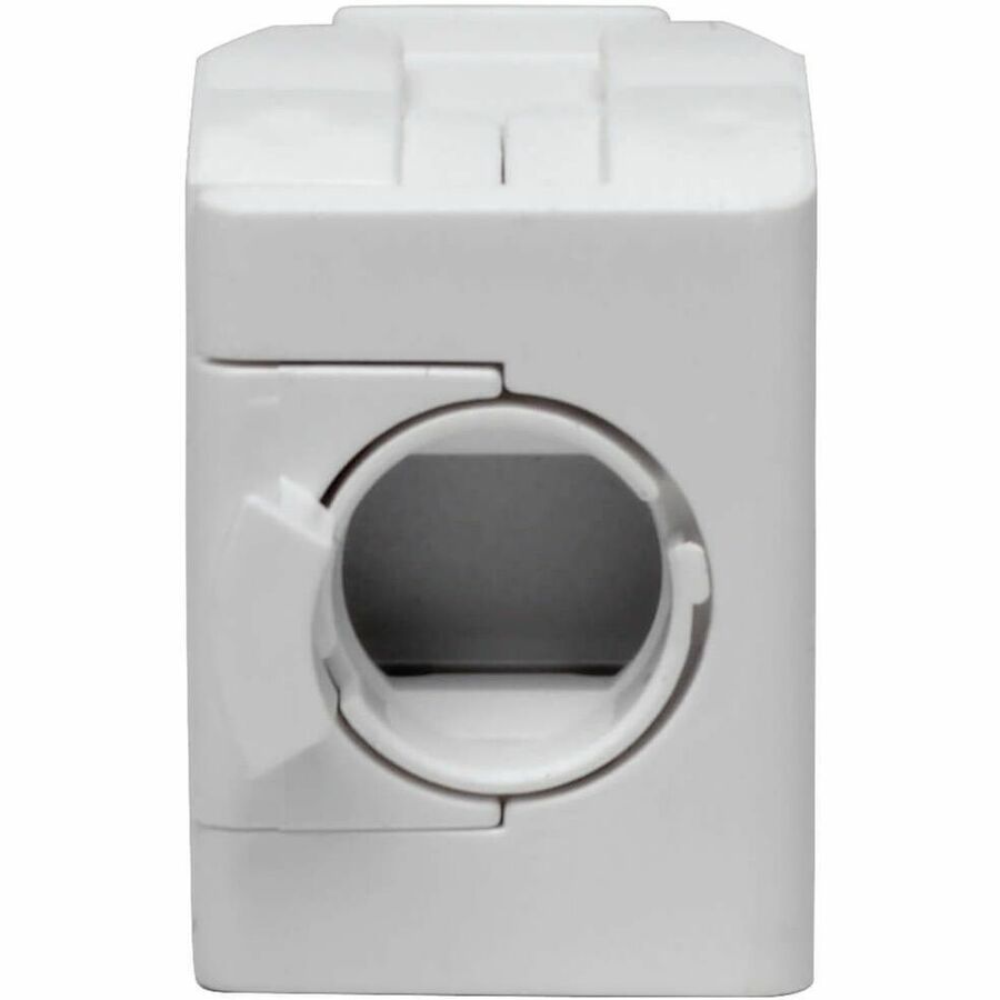Eaton Tripp Lite Series N238-001-GY-TF Keystone Jack for Cat6, Cat5e, and Cat6a Networks, White