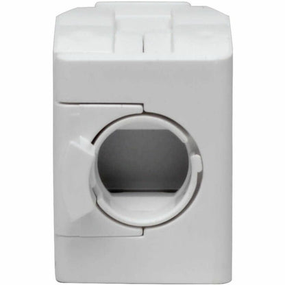 Eaton Tripp Lite Series N238-001-GY-TF Keystone Jack for Cat6, Cat5e, and Cat6a Networks, White