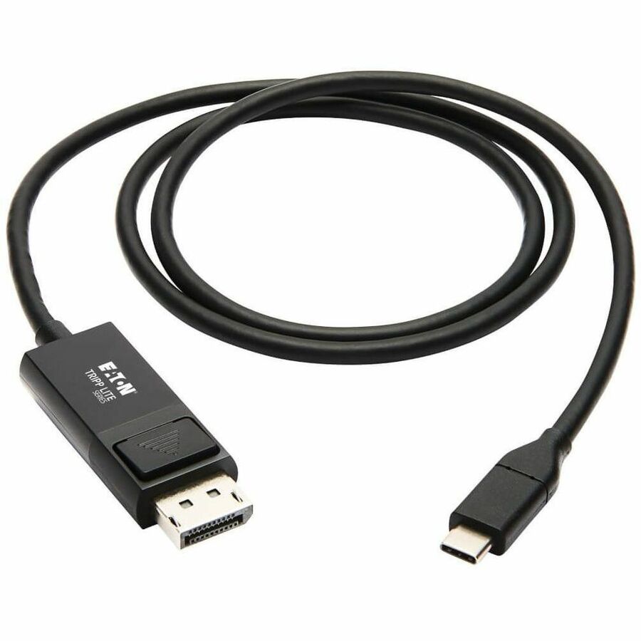 Eaton Tripp Lite Series USB-C to DisplayPort Adapter Cable (M/M), 4K 60Hz, HDR, Locking Connector, 3 ft.