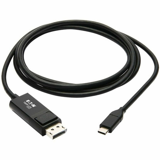 Eaton Tripp Lite Series USB-C to DisplayPort Adapter Cable (M/M), 6 ft., 4K 60Hz, HDR, Locking Connector