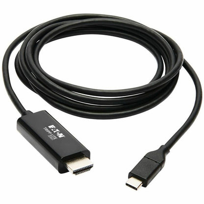 Eaton Tripp Lite Series USB-C to HDMI Adapter Cable (U444-006-H4K6BE), 6 ft., 4K 60Hz, Thunderbolt 3 Compatible, Black