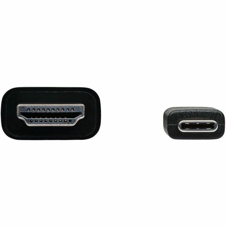 Eaton Tripp Lite Series USB-C to HDMI Adapter Cable (U444-006-H4K6BE), 6 ft., 4K 60Hz, Thunderbolt 3 Compatible, Black