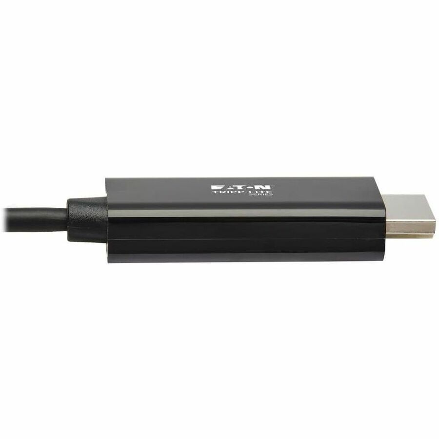 Eaton Tripp Lite Series USB-C to HDMI Adapter Cable (U444-006-H4K6BE), 6 ft., 4K 60Hz, Thunderbolt 3 Compatible, Black