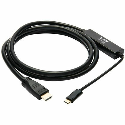 Eaton Tripp Lite Series USB-C to HDMI Adapter (U444-006-H4K6BM) – 6 ft. 4K HDMI Cable with Reversible USB-C Connector