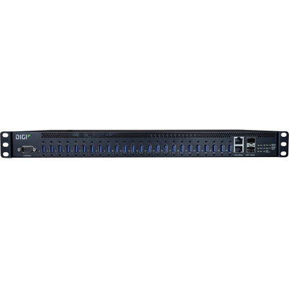 Digi AnywhereUSB 24 Plus USB/Ethernet Combo Hub - Rack Mountable 24 USB 3.1 Ports with Failover Redundancy