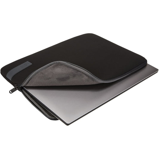 Case Logic Reflect 15.6-Inch Laptop Sleeve in Black – Slim, Protective Design with Memory Foam Padding