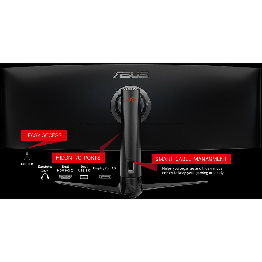 Asus ROG Strix XG49VQ 49-inch Curved Ultra-Wide Gaming Monitor with HDR and 144Hz Refresh Rate