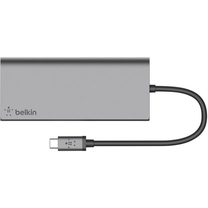 Belkin USB-C 6-in-1 Multiport Adapter and Docking Station with 4K HDMI and 60W Power Delivery