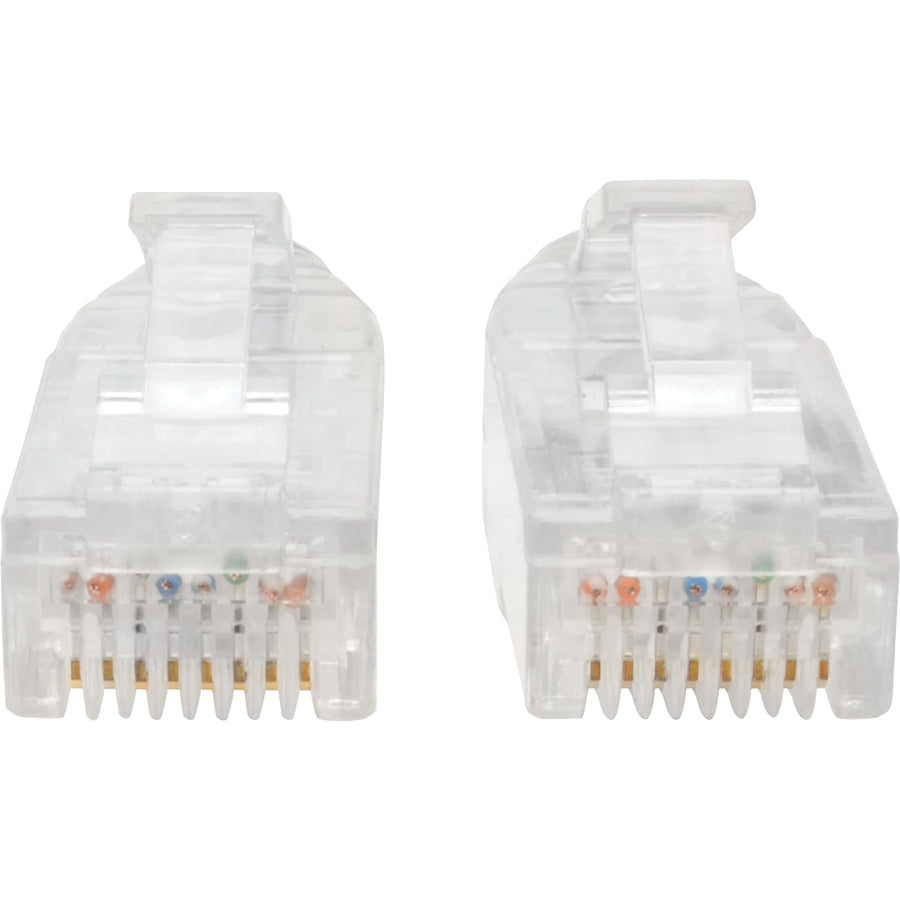 Eaton Tripp Lite Series Cat6 UTP Patch Cable (N201-S8N-GY) – 8-inch Gray Gigabit Ethernet Snagless Cable