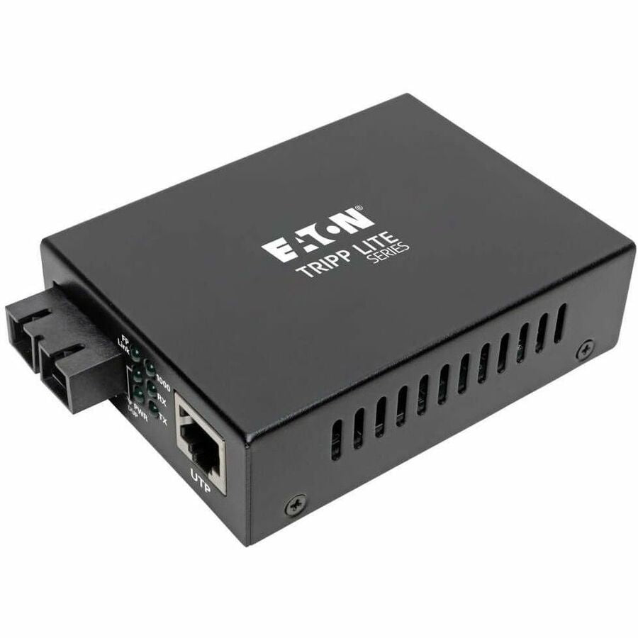 Eaton Tripp Lite Series N785-INT-SC-SM Gigabit Fiber Optic Media Converter with SC Connectors