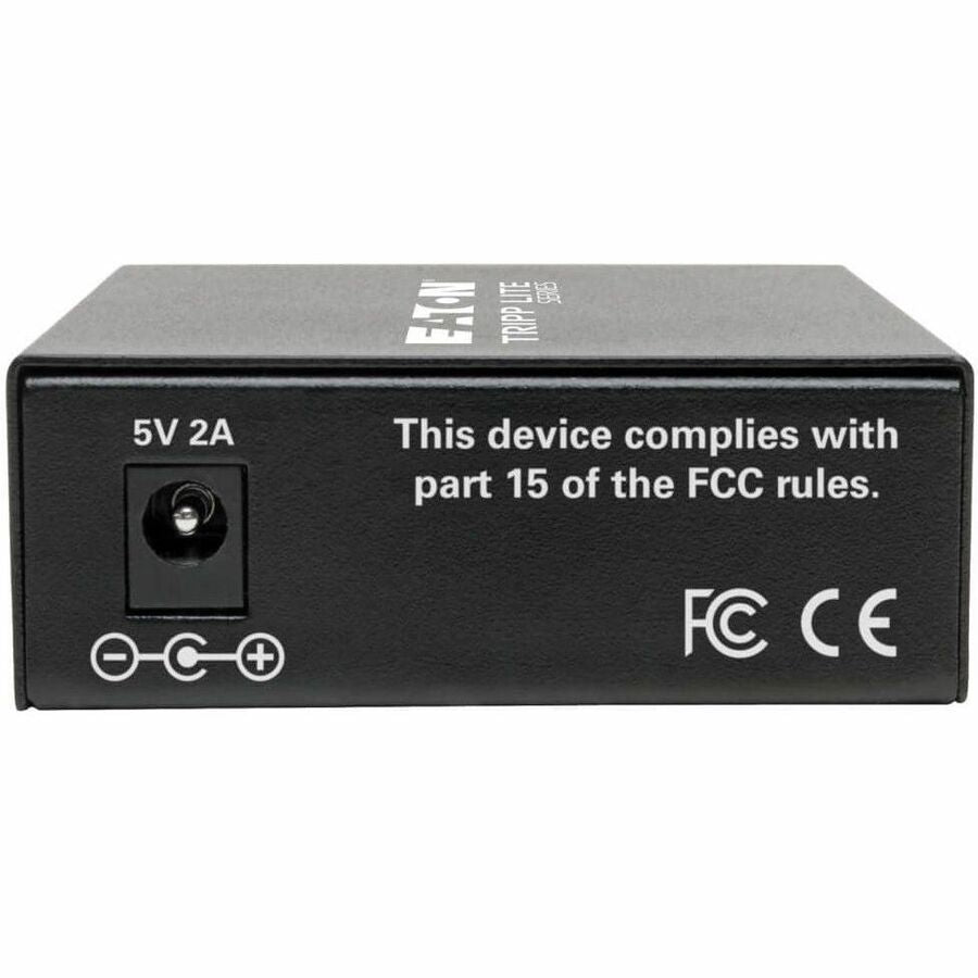 Eaton Tripp Lite Series N785-INT-SC-SM Gigabit Fiber Optic Media Converter with SC Connectors