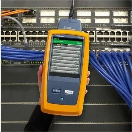 Fluke Networks DSX2-5-IE-K1 Industrial Ethernet CableAnalyzer Kit for Copper Cable Certification and Troubleshooting