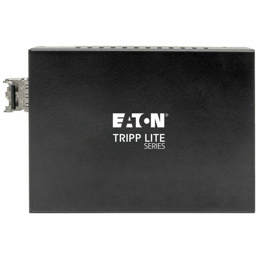 Eaton Tripp Lite Series N785-P01-LC-MM1 Gigabit Multimode Fiber to Ethernet Media Converter with PoE+ Support