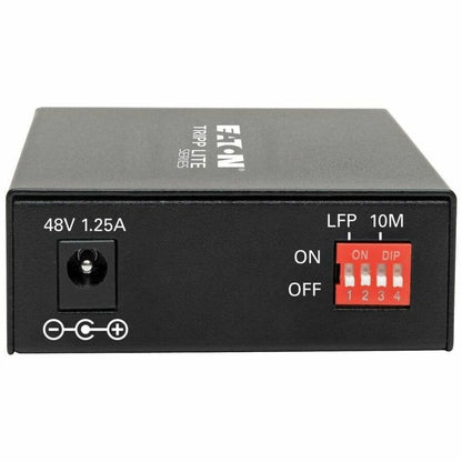 Eaton Tripp Lite Series N785-P01-LC-MM1 Gigabit Multimode Fiber to Ethernet Media Converter with PoE+ Support