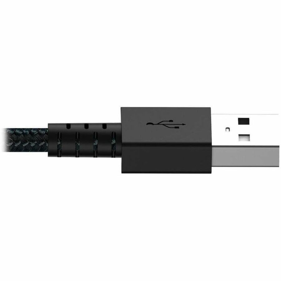 Eaton Tripp Lite Series Heavy-Duty USB-A to Lightning Sync and Charge Cable - 1 ft. Gray, MFi Certified, Reinforced with UHMWPE & Aramid Fibers
