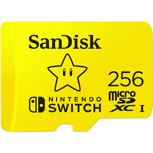 SanDisk 256GB microSDXC Card for Nintendo Switch - Licensed Memory Expansion by Western Digital