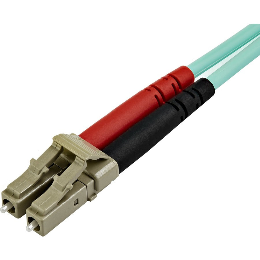 StarTech.com 15m (50ft) LC to LC OM3 Multimode Fiber Optic Patch Cable - 10Gbps Data Transmission