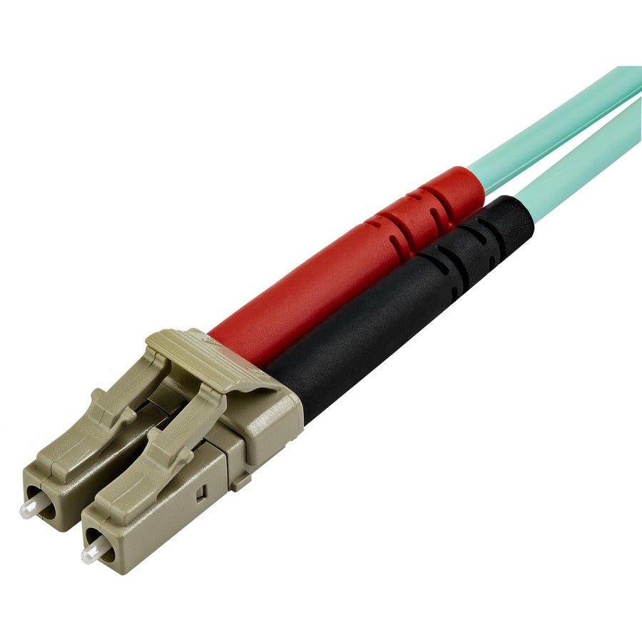 StarTech.com 7m (22ft) LC/UPC to LC/UPC OM3 Multimode Fiber Optic Patch Cable, Full Duplex 50/125 Zipcord, 10 Gbps, LSZH Jacket