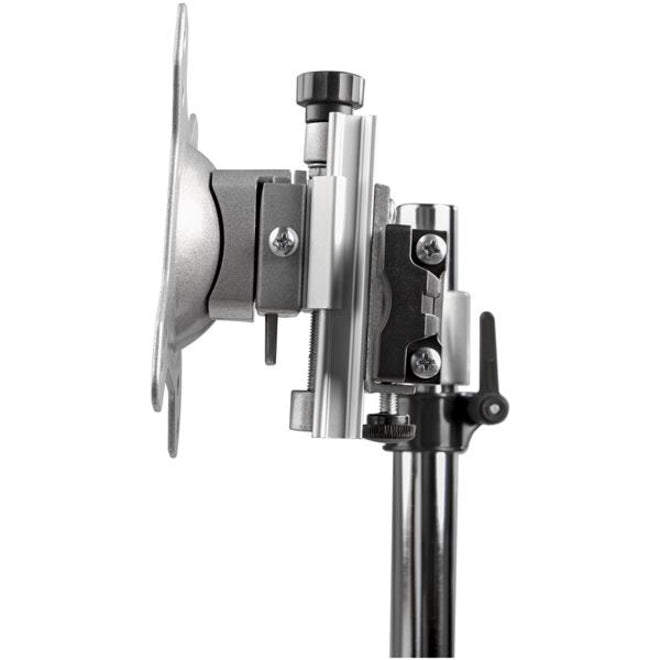 StarTech.com Dual Monitor Stand ARMDUOSS – Adjustable Freestanding Desktop Mount for 2 Up to 24-Inch Displays in Silver