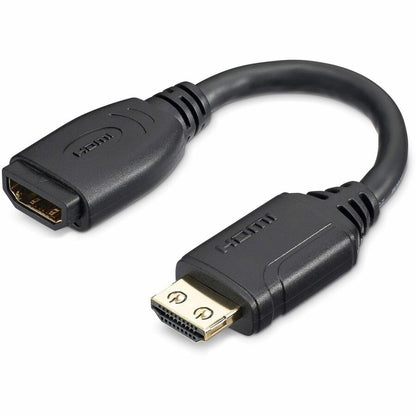 StarTech.com 6-inch High Speed HDMI Port Saver Cable - 4K 60Hz HDMI 2.0 Extension with Ethernet