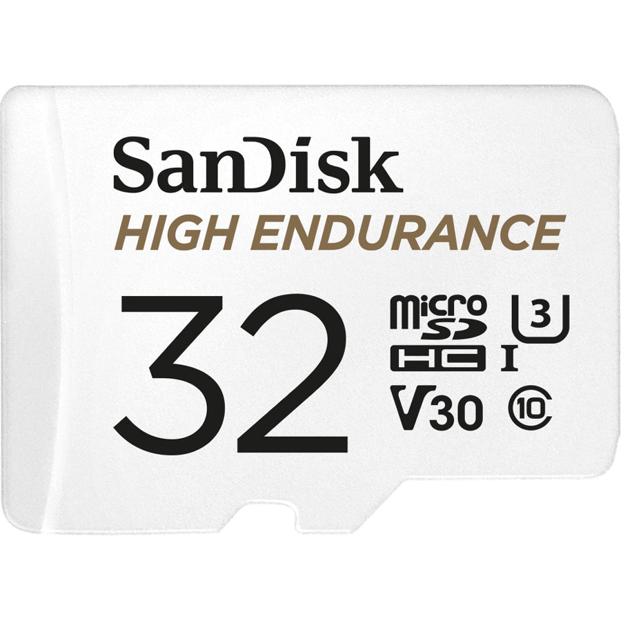 SanDisk High Endurance 32GB microSD Card for Dash Cams and Home Monitoring