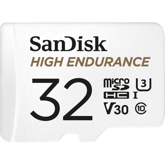 SanDisk High Endurance 32GB microSD Card for Dash Cams and Home Monitoring