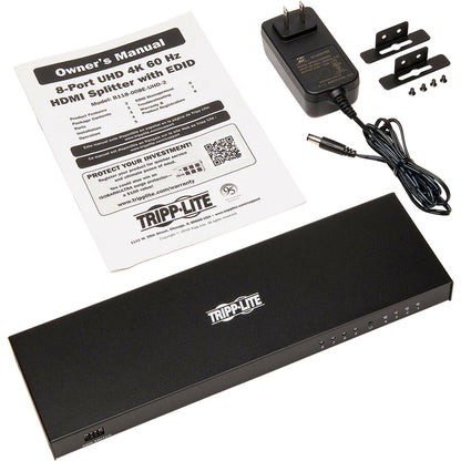 Eaton Corporation Tripp Lite Series 8-Port HDMI Splitter - 4K @ 60 Hz, HDCP 2.2, EDID Management