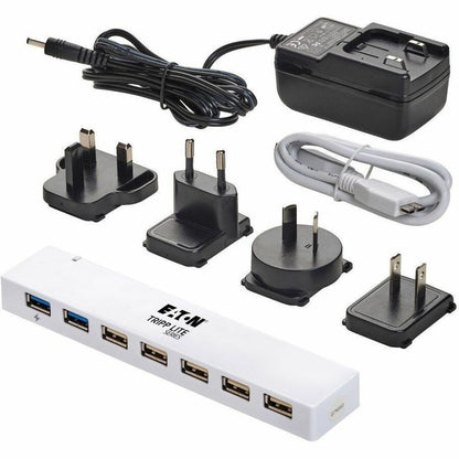 Eaton Tripp Lite Series 7-Port USB 3.0 / USB 2.0 Combo Hub with Charging - U360-007C-2X3