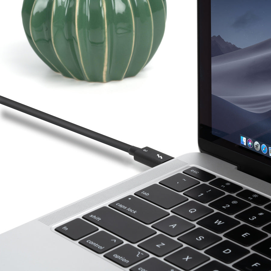 Plugable Technologies Thunderbolt 3 Cable (40Gbps, 2.6ft) with 100W Power Delivery
