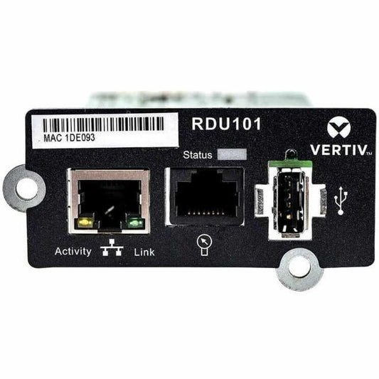 Vertiv Liebert RDU101 IntelliSlot Network Card for GXT5 UPS